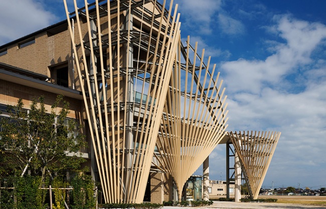 Chikujo Town Public Library by Kengo Kuma
