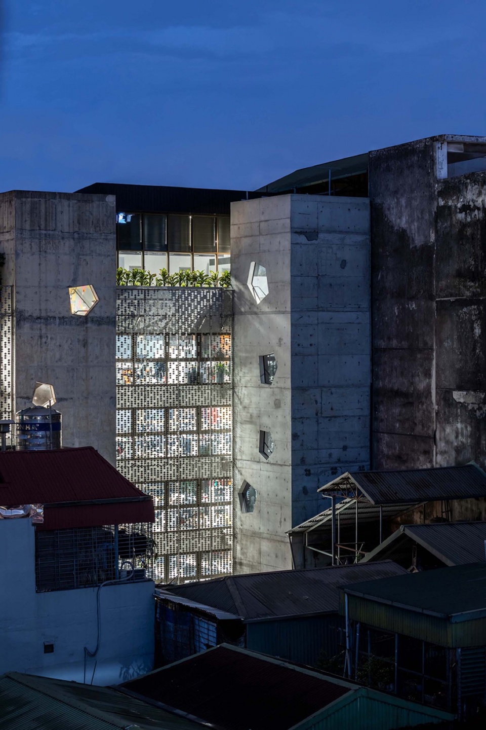 concrete flakes by g8a architecture urban planning