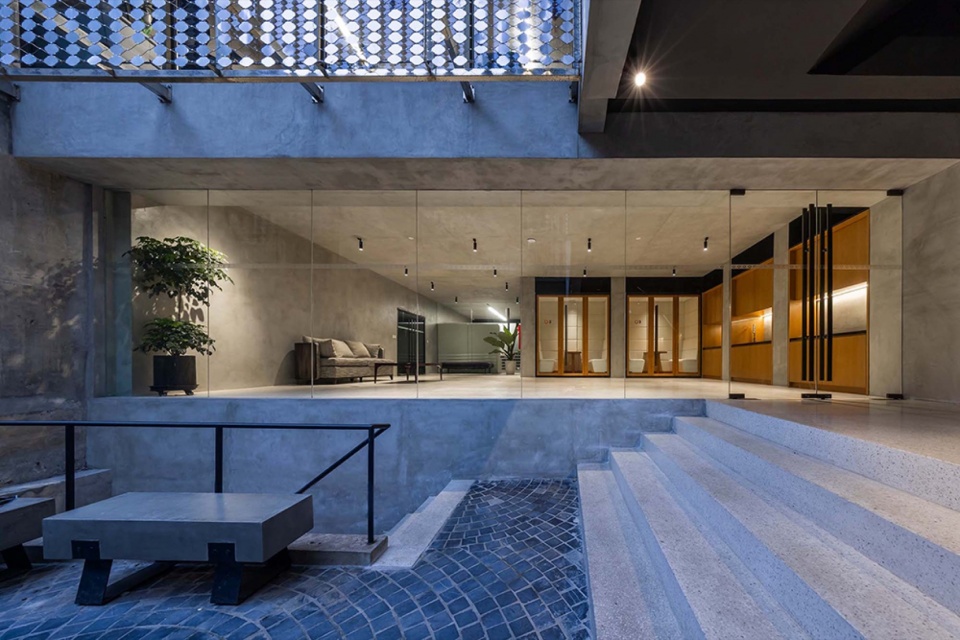 concrete flakes by g8a architecture urban planning