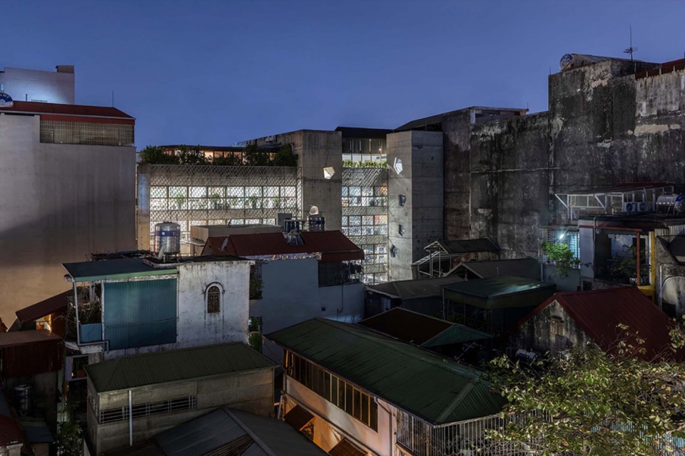 concrete flakes by g8a architecture urban planning
