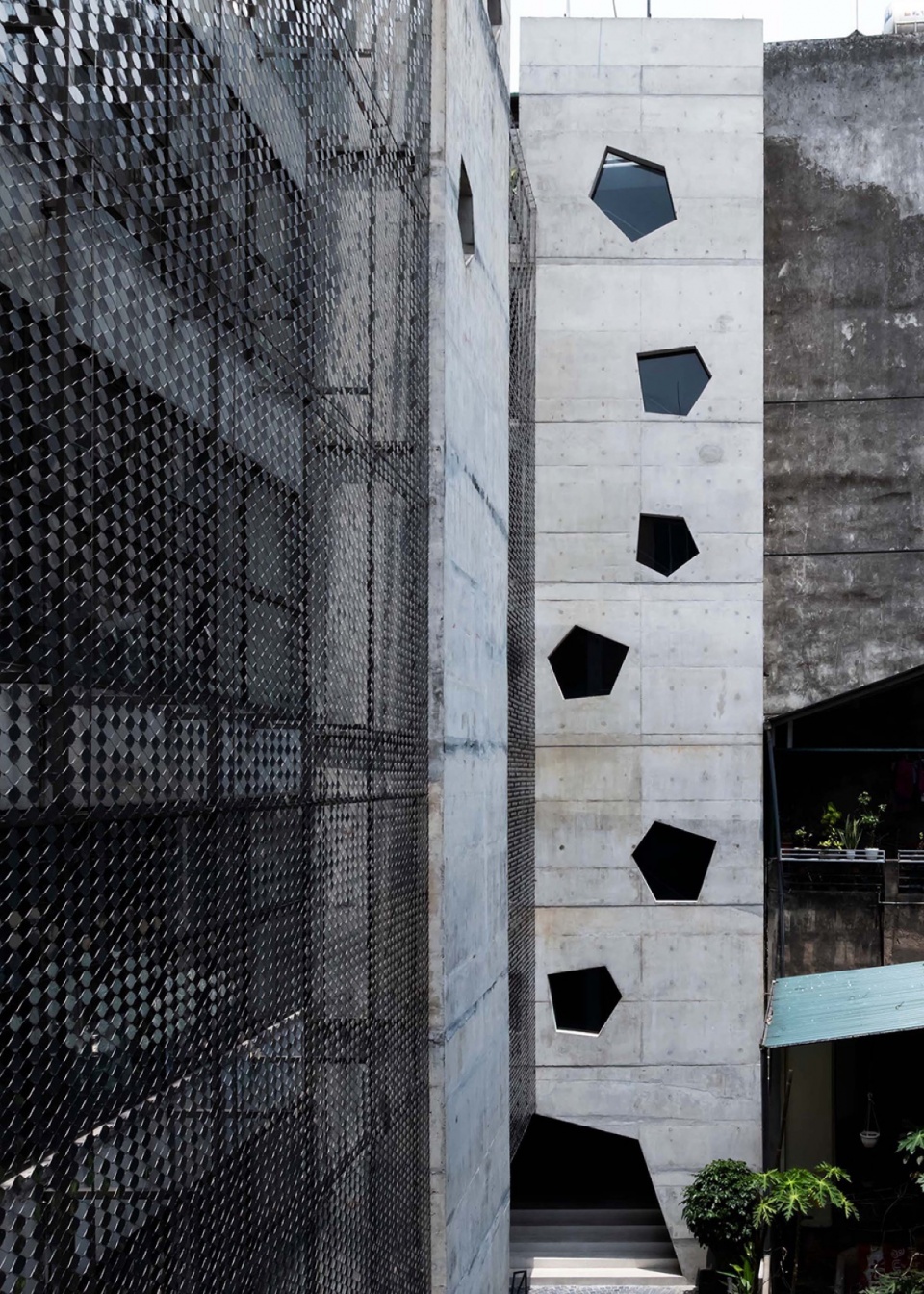 concrete flakes by g8a architecture urban planning
