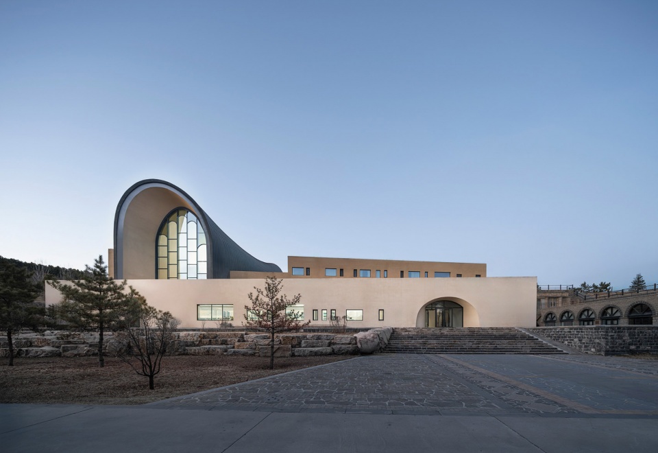 yungang grottoes culture heritage conservation center by do union