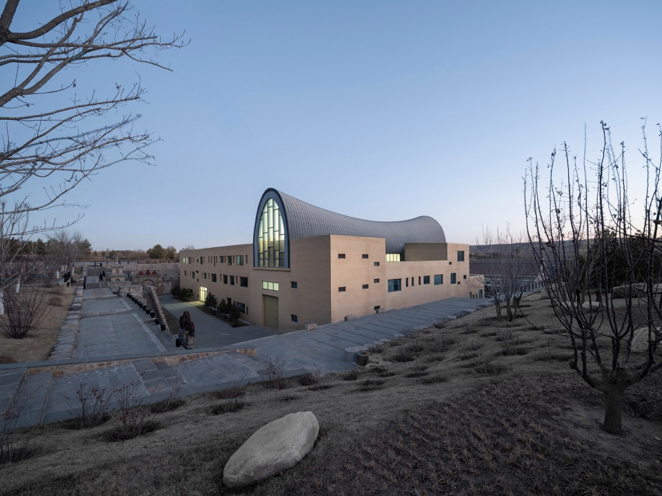 yungang grottoes culture heritage conservation center by do union