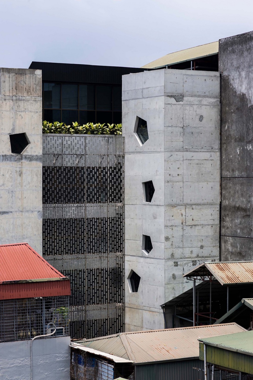 concrete flakes by g8a architecture urban planning