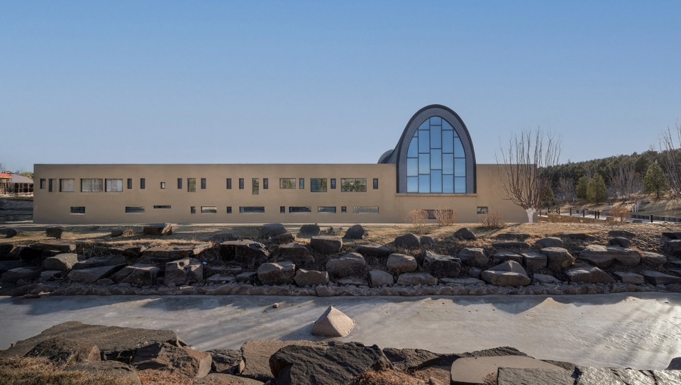 yungang grottoes culture heritage conservation center by do union