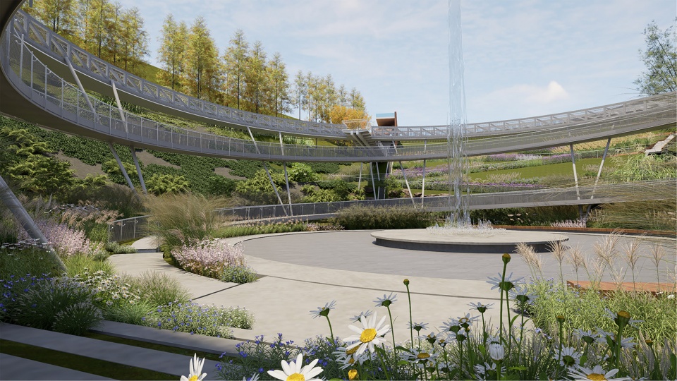 chongqing luxerivers green heart park by chongqing tianhua horticulture