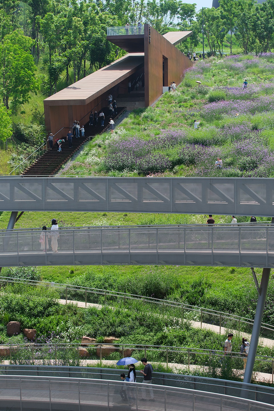 chongqing luxerivers green heart park by chongqing tianhua horticulture