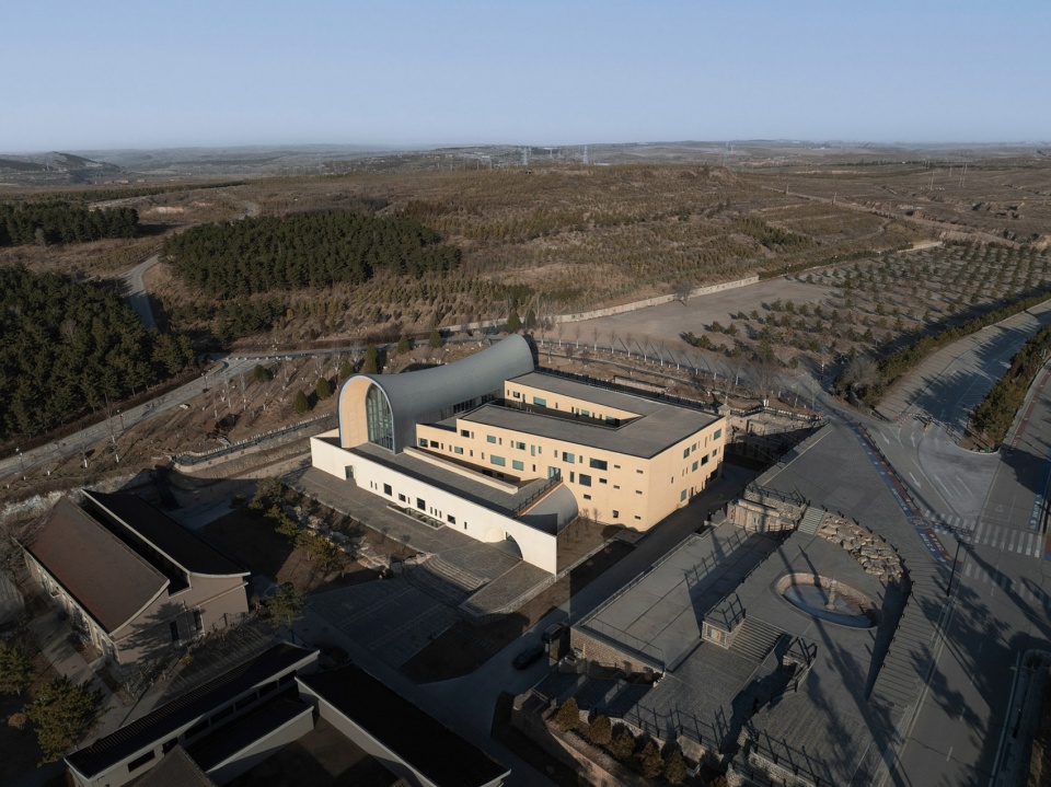 yungang grottoes culture heritage conservation center by do union