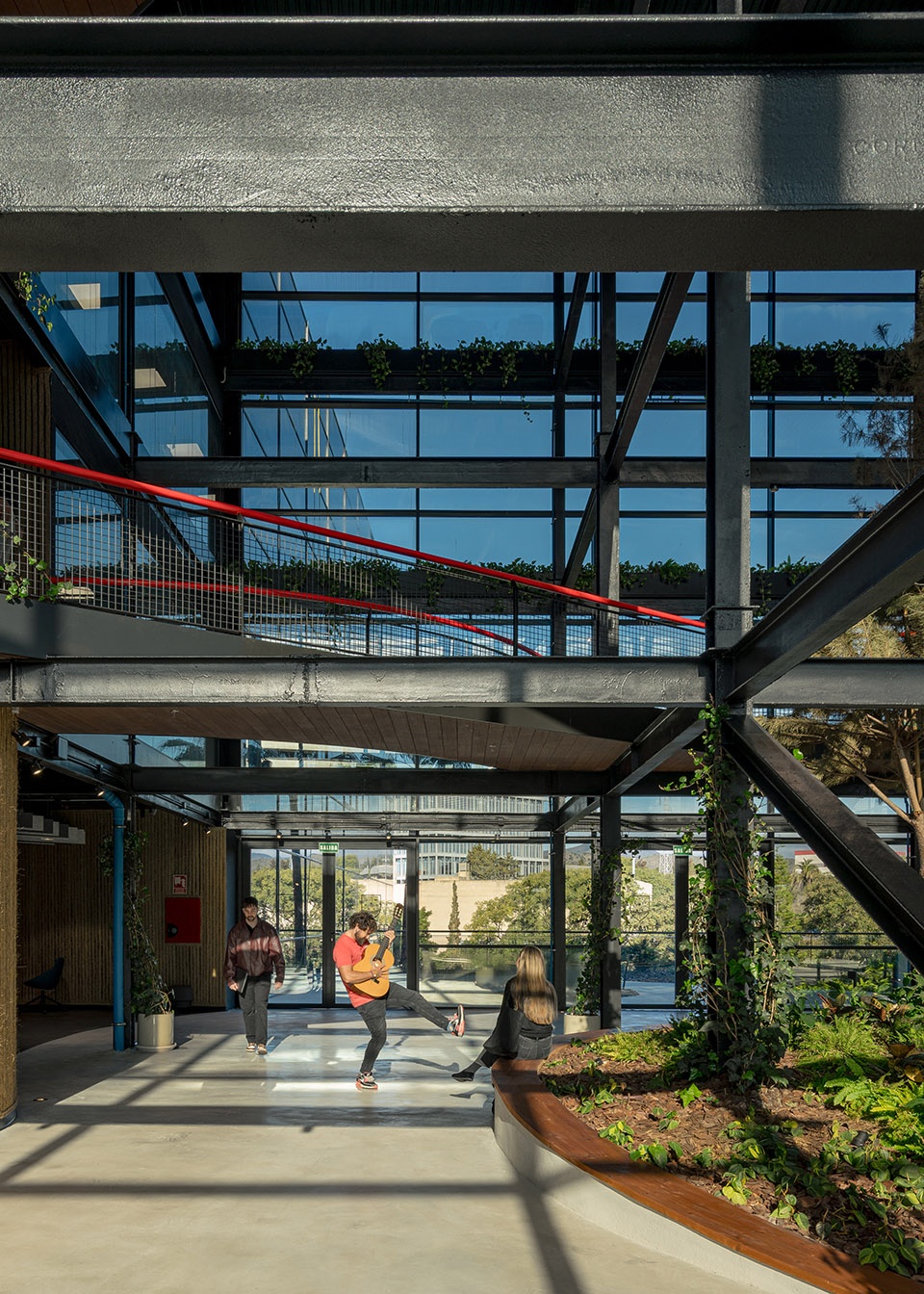 esparto grass and architecture at the new utamed campus by flow 81