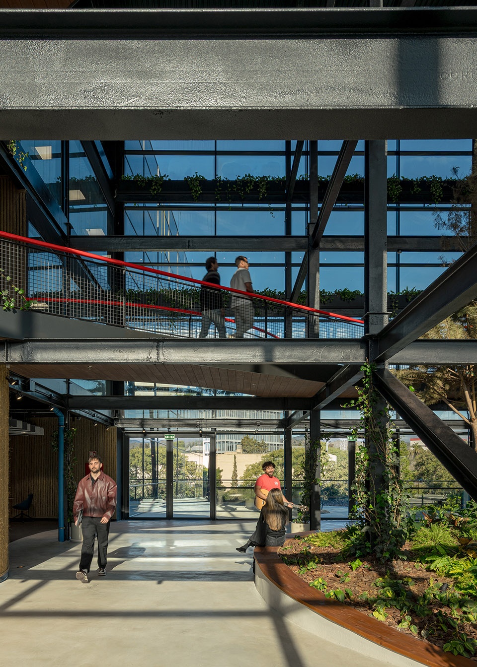 esparto grass and architecture at the new utamed campus by flow 81