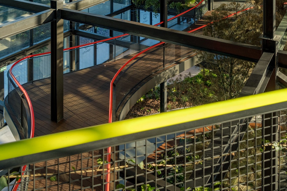 esparto grass and architecture at the new utamed campus by flow 81
