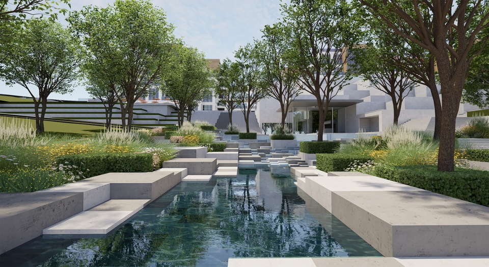 chongqing luxerivers green heart park by chongqing tianhua horticulture