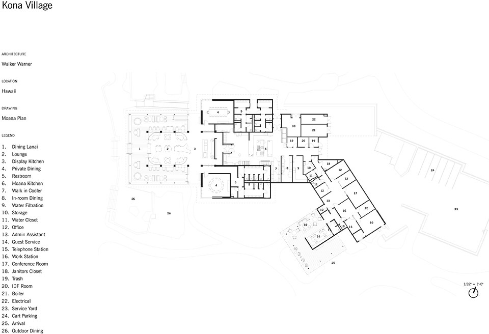 kona village by walker warner architects
