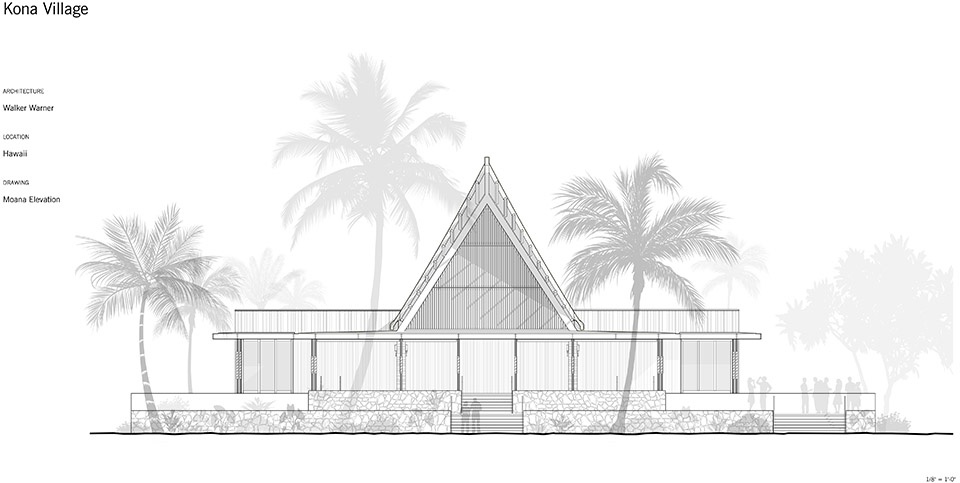 kona village by walker warner architects