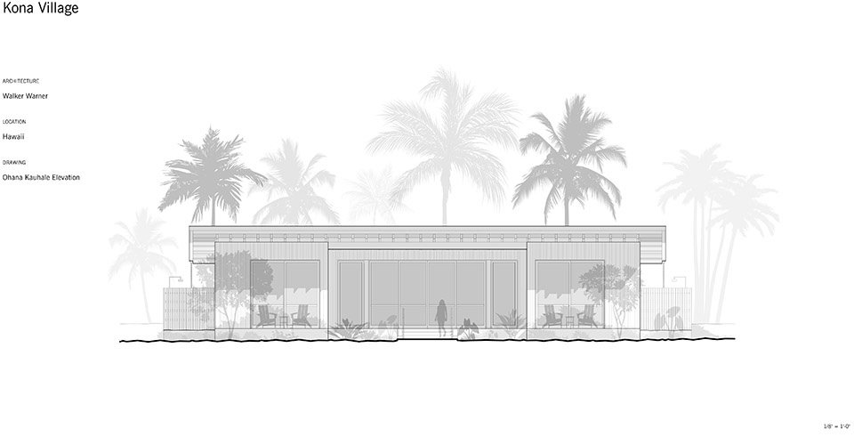 kona village by walker warner architects
