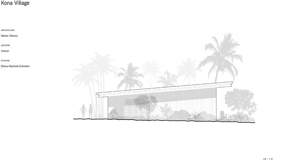 kona village by walker warner architects
