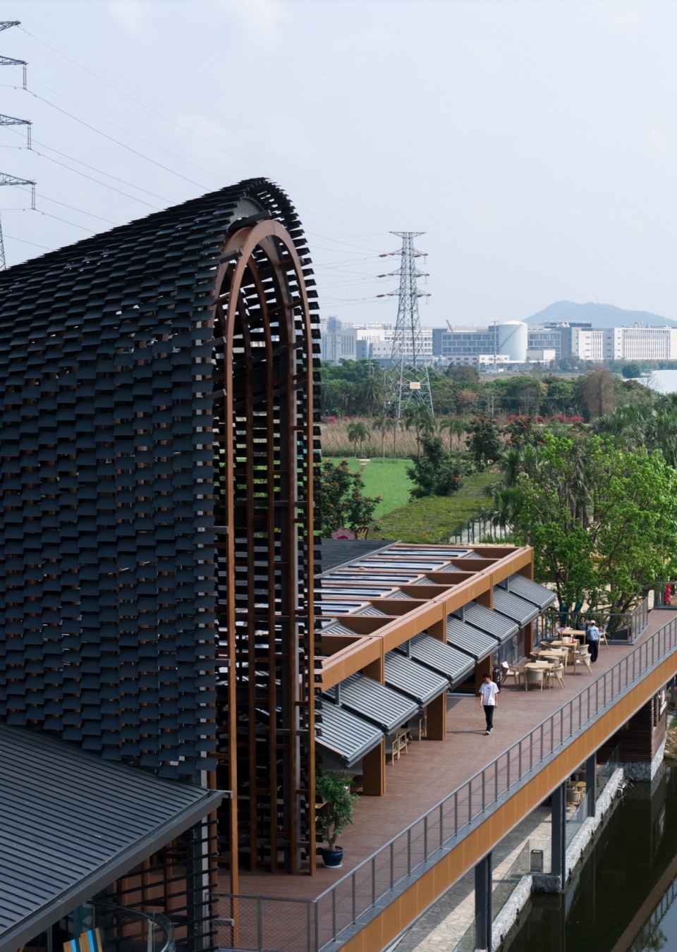 Grain Silo Restaurant Zhuhaishirong Caolang Rice Dream Ecological Park