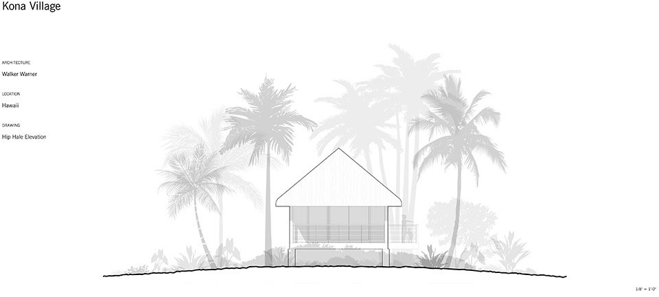 kona village by walker warner architects