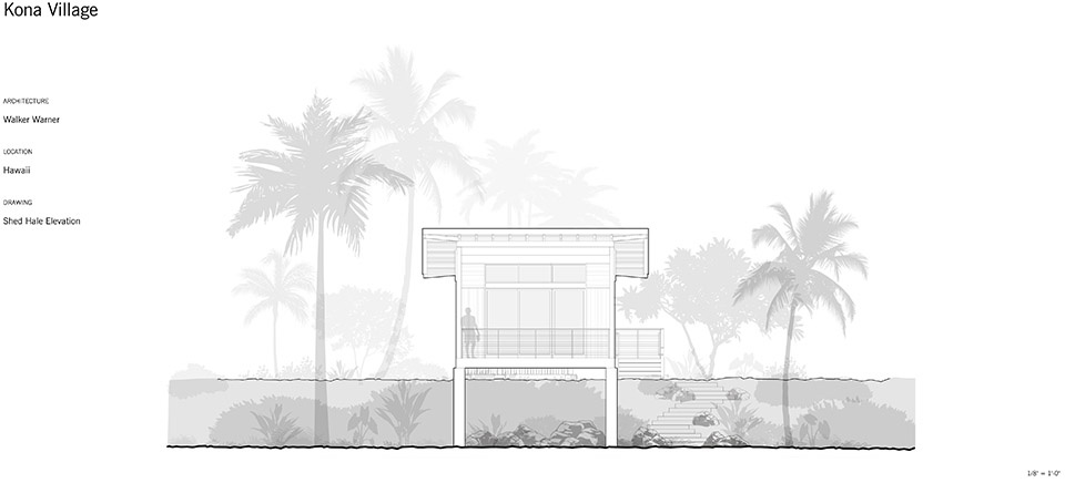 kona village by walker warner architects