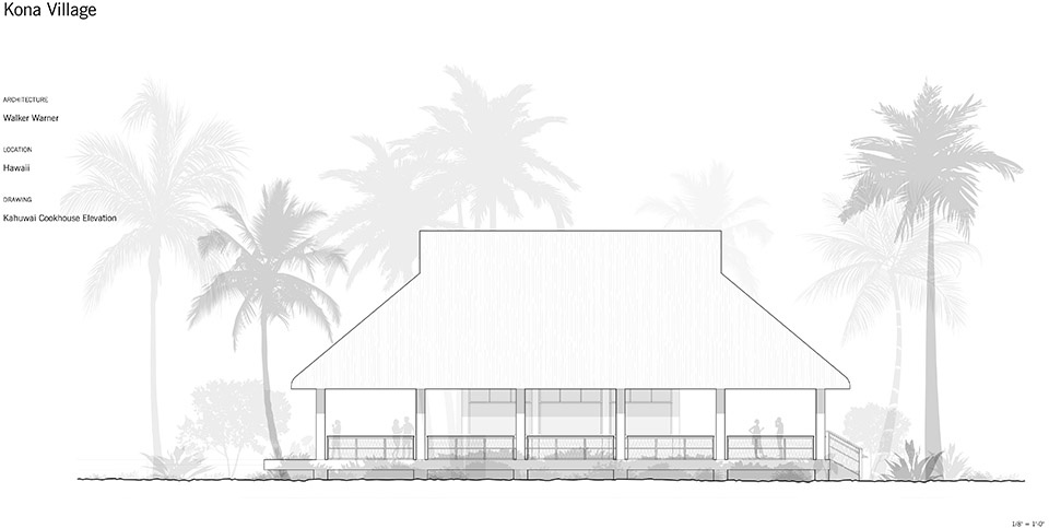 kona village by walker warner architects