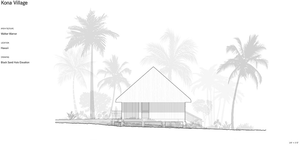 kona village by walker warner architects