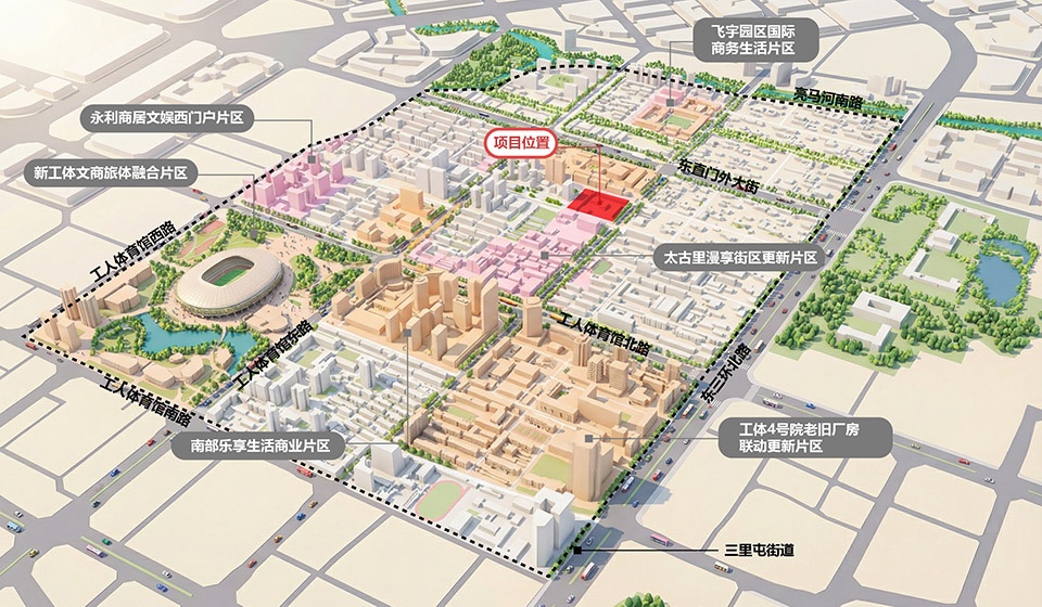 sanlitun north district urban renewal by china academy of building research