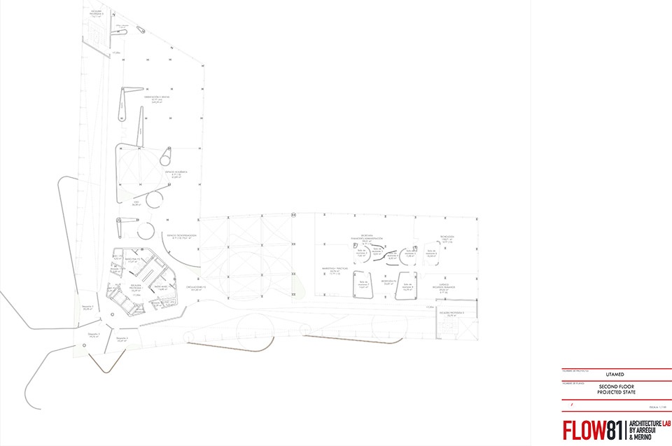 esparto grass and architecture at the new utamed campus by flow 81