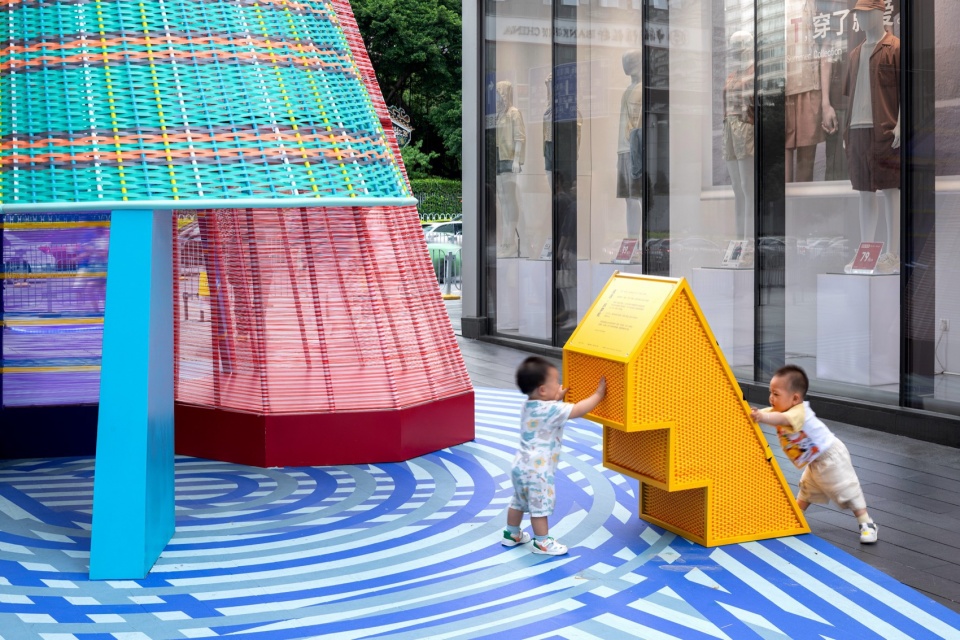 独立于主体之外的“坐标”© 大星吉子 摄影:胡康榆 woven city the house of dream