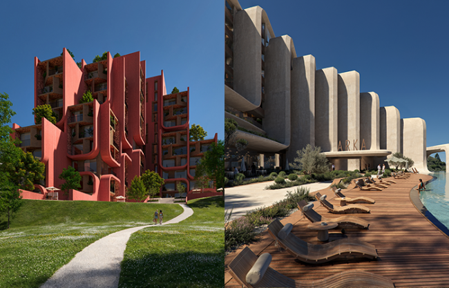 Nest and Cascades by Zaha Hadid Architects