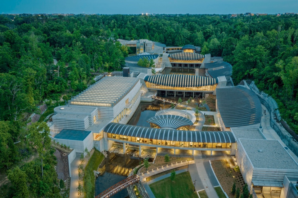 Crystal Bridges Expansion by Safdie Architects