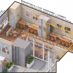 漂流料理·黃啓雲私房牛肉面工坊，北京 / 申江海建筑事务所