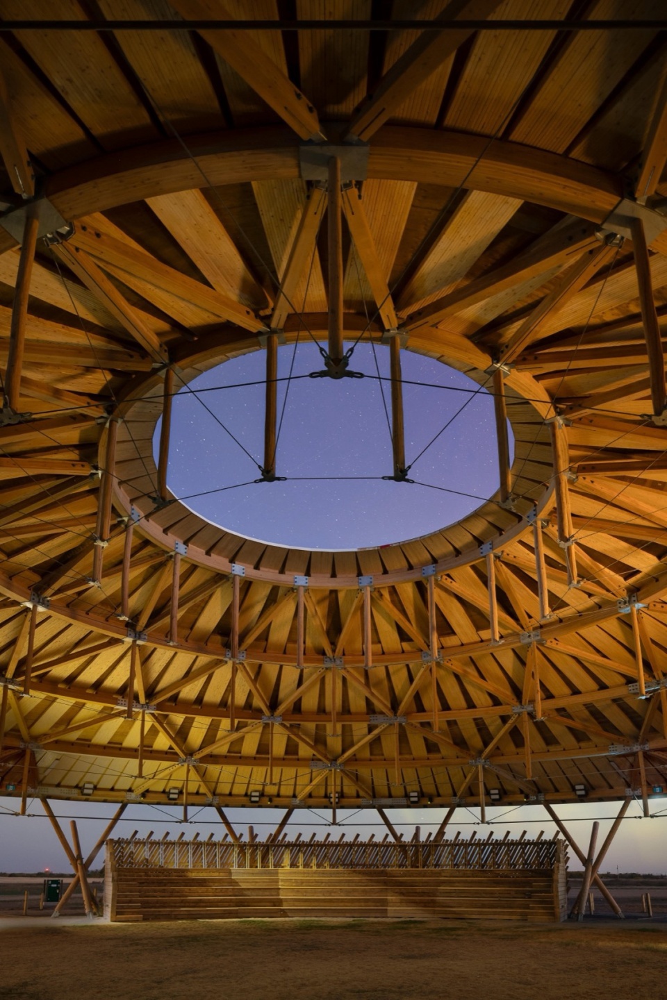 Muscowpetung Powwow Arbour by Oxbow Architecture Richard Kroeker