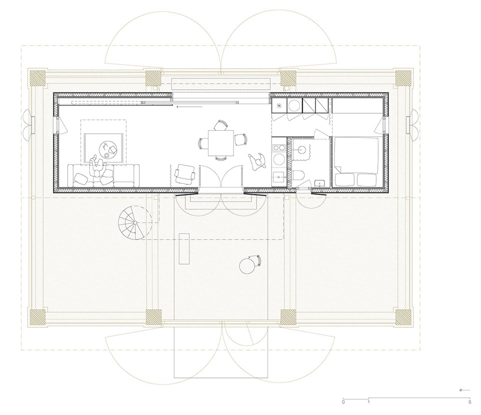 the box in the barn by facha architekti