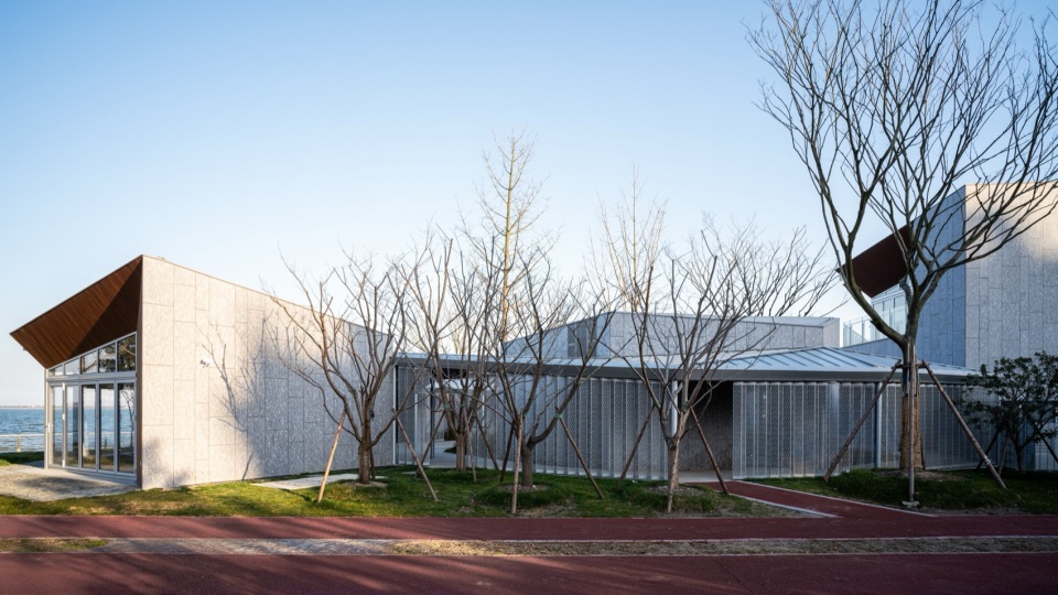 Clustered Rocks Court Floating Leaf Pavilion Pudong Shanghai by Atelier Z