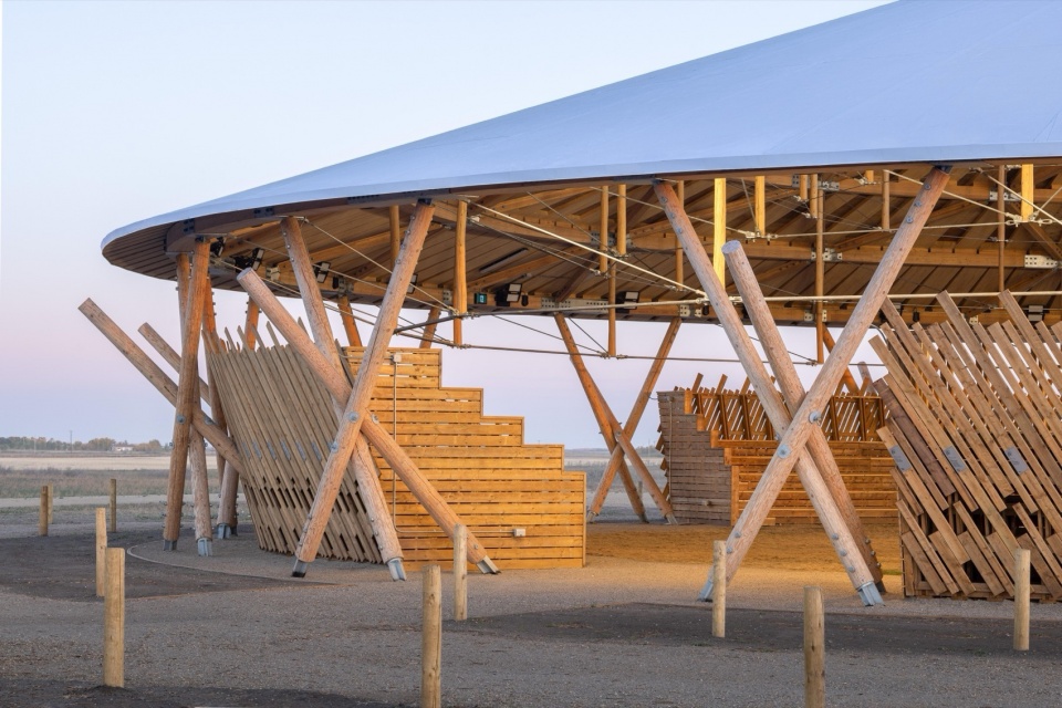 Muscowpetung Powwow Arbour by Oxbow Architecture Richard Kroeker s1j
