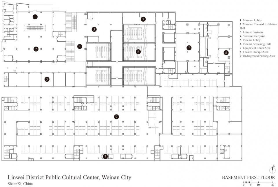 linwei district public cultural center weinan city by jointhorp architectural design co ltd