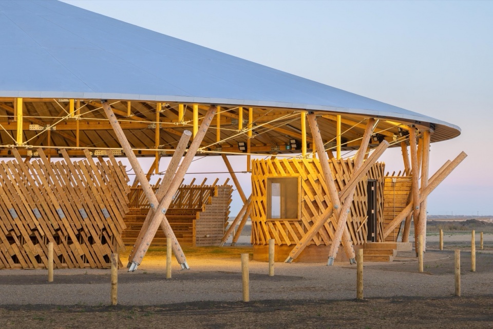 Muscowpetung Powwow Arbour by Oxbow Architecture Richard Kroeker xkr