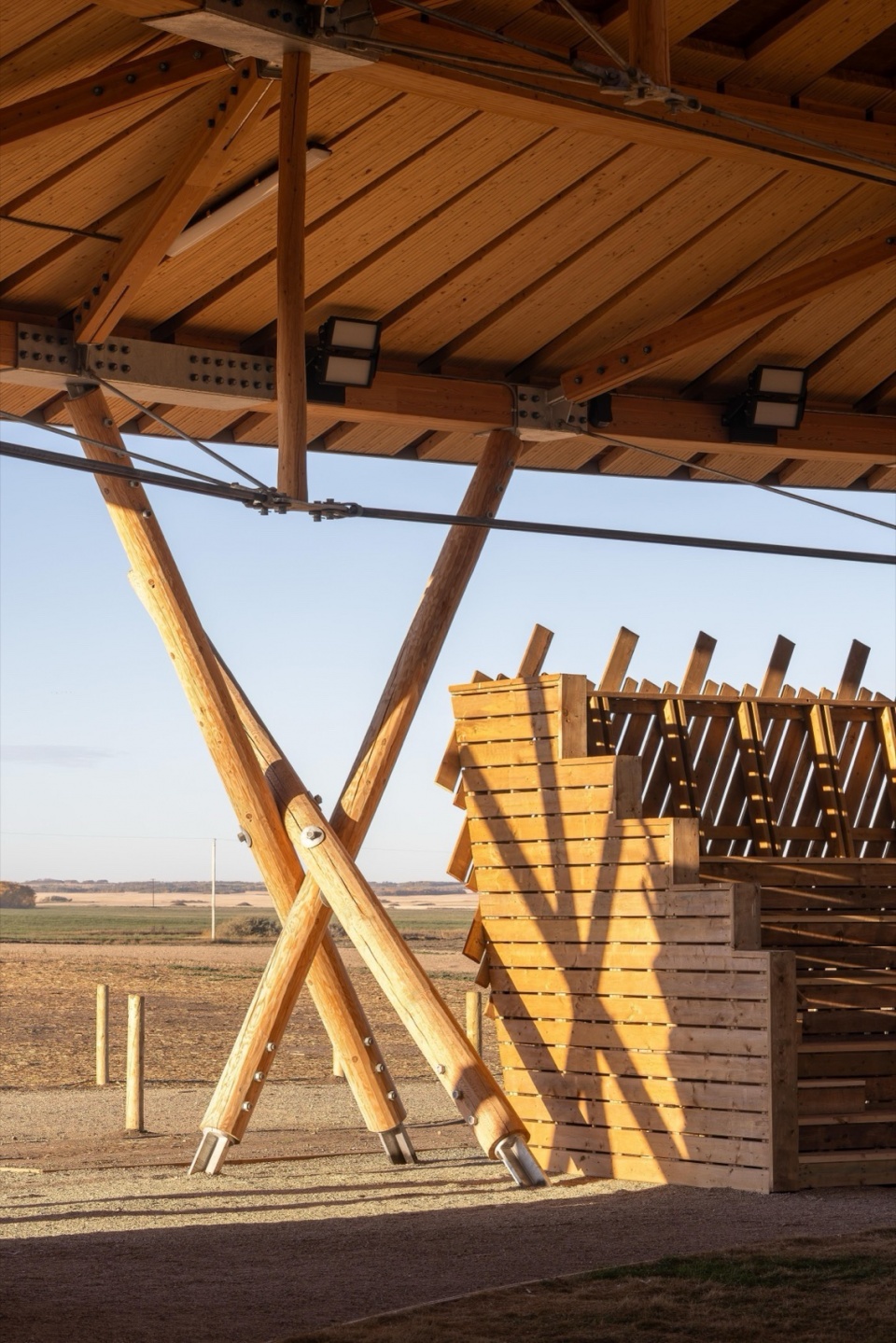 Muscowpetung Powwow Arbour by Oxbow Architecture Richard Kroeker