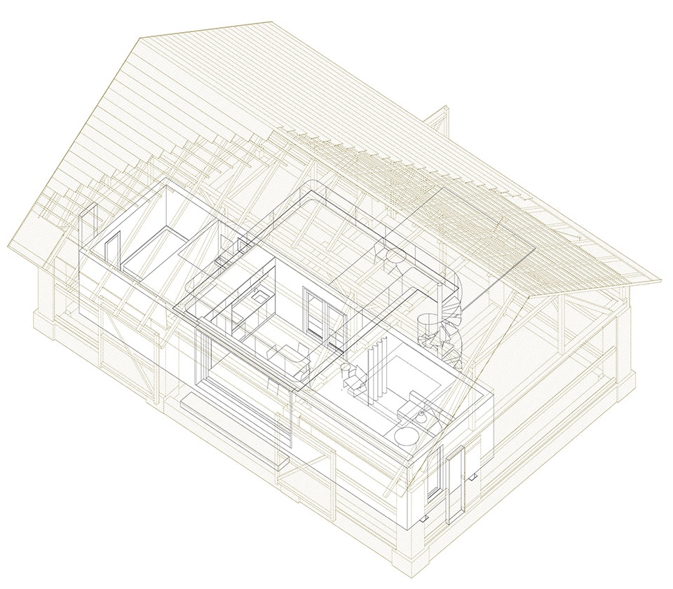 the box in the barn by facha architekti