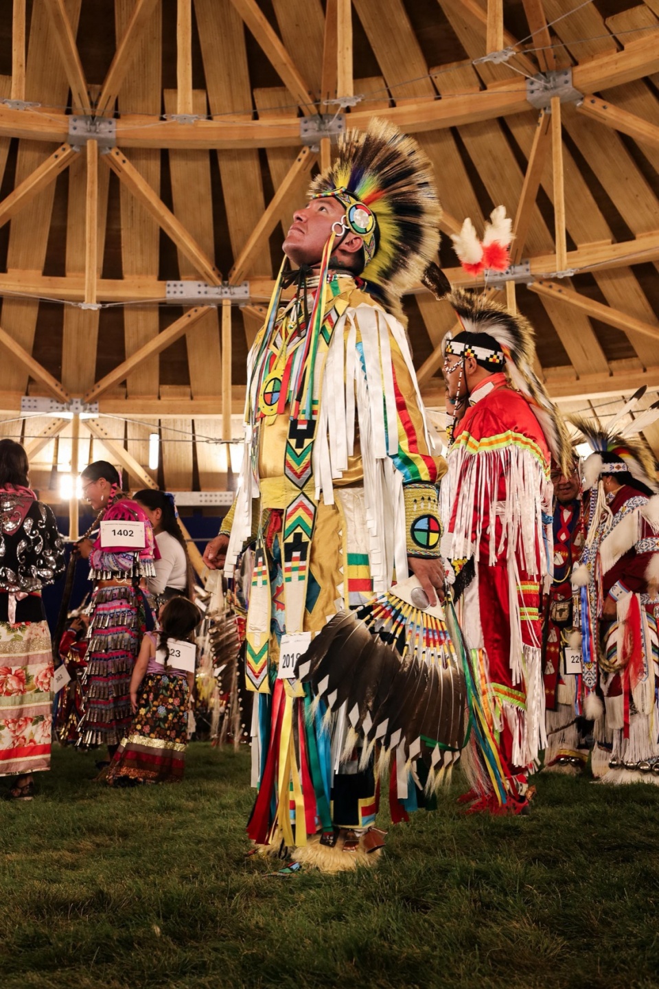 Muscowpetung Powwow Arbour by Oxbow Architecture Richard Kroeker