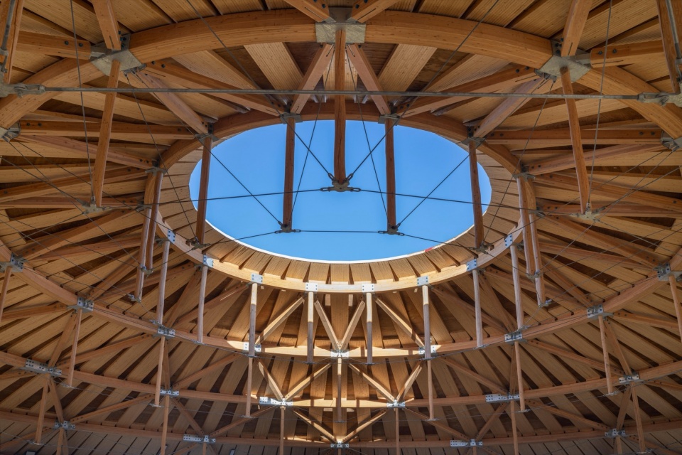 Muscowpetung Powwow Arbour by Oxbow Architecture Richard Kroeker
