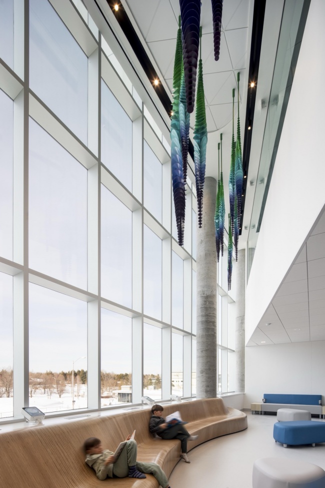 a new mother child and emergency centre in sherbrooke offers a reimagined hospital experience by jodoin lamarre pratte yelle maille equip...