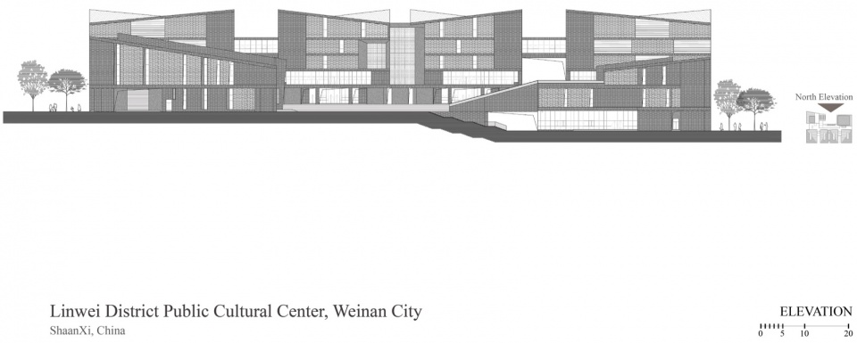 linwei district public cultural center weinan city by jointhorp architectural design co ltd