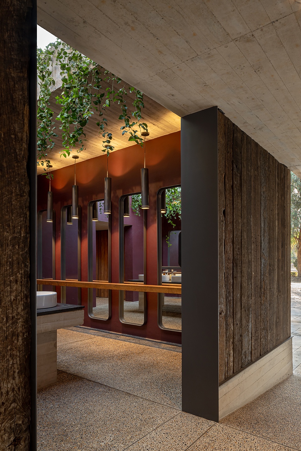 PABELLON Y BAÑOS BALVANERA by MIGUEL CONCHA ARQUITECTURA