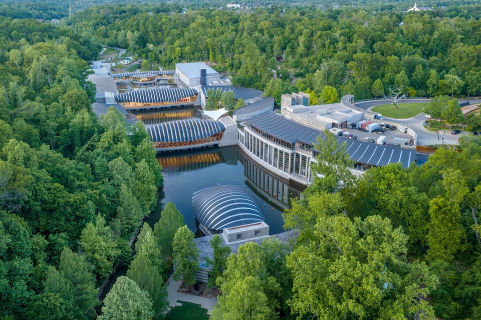 Crystal Bridges Expansion by Safdie Architects