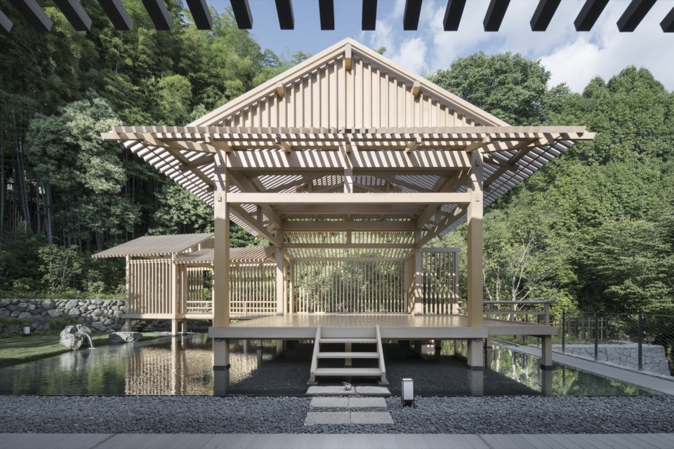 banyan tree higashiyama kyoto by kengo kuma and associates