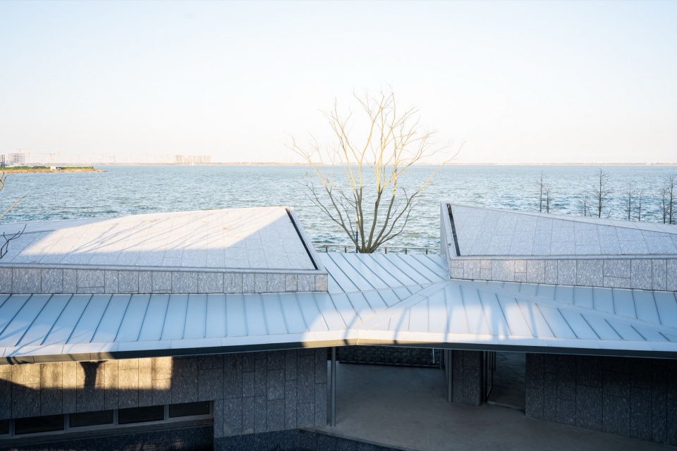 Clustered Rocks Court Floating Leaf Pavilion Pudong Shanghai by Atelier Z