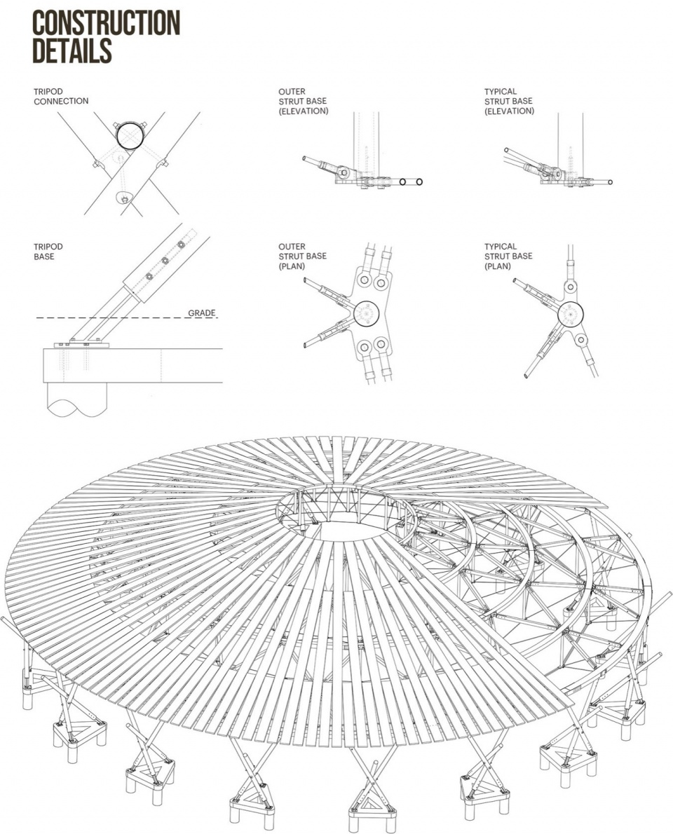 Muscowpetung Powwow Arbour by Oxbow Architecture Richard Kroeker