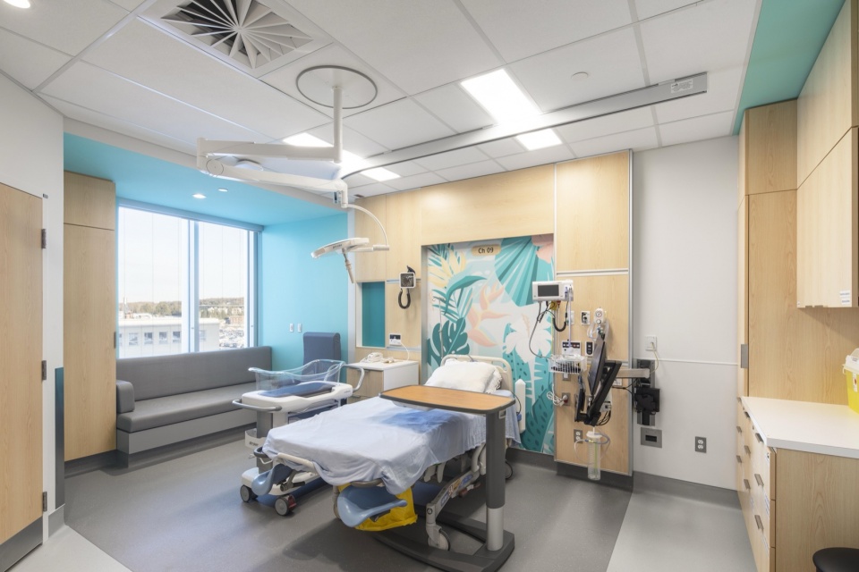 a new mother child and emergency centre in sherbrooke offers a reimagined hospital experience by jodoin lamarre pratte yelle maille equip...
