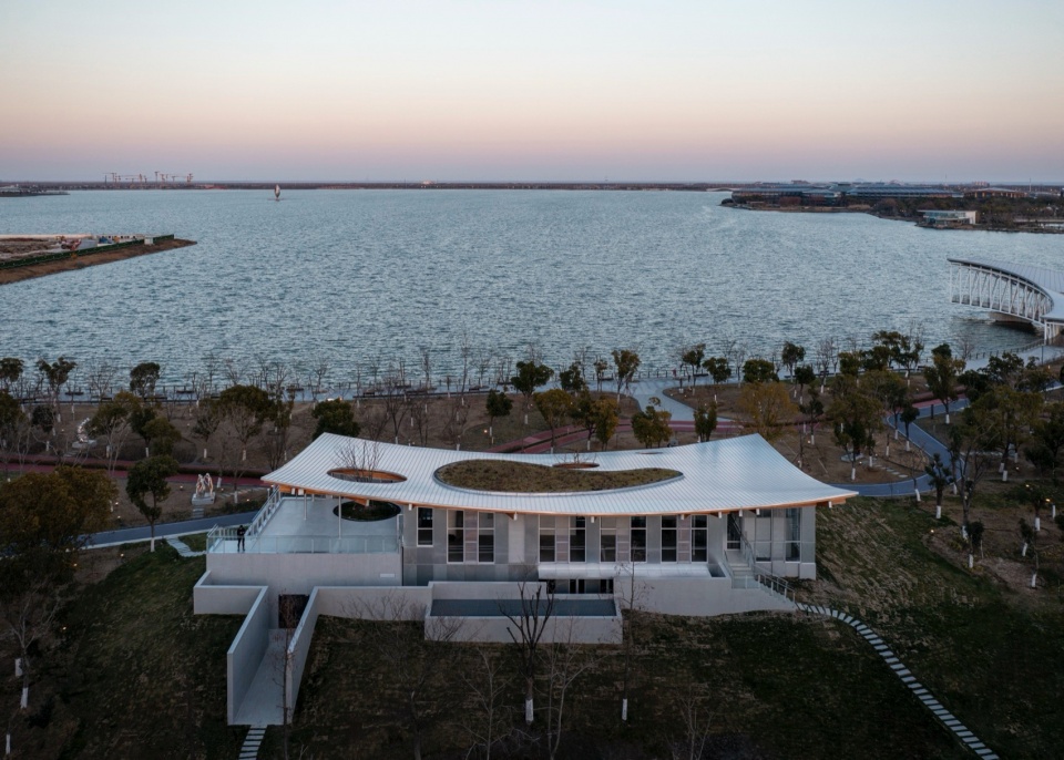 Clustered Rocks Court Floating Leaf Pavilion Pudong Shanghai by Atelier Z
